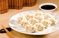 純手工蝦仁大水餃